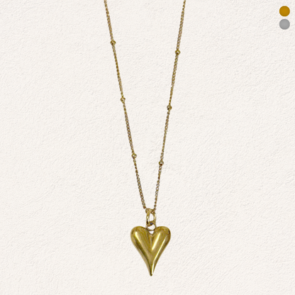 heart charm necklace