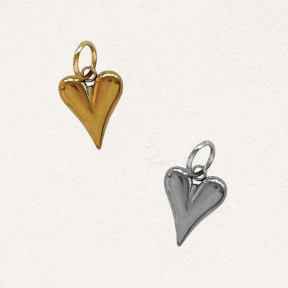 small heart loose charm