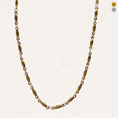 necklace with oval shapes