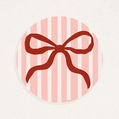 Bow stickers - 10 pieces