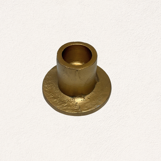 minimalistische gouden kandelaar