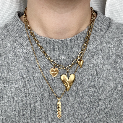 small heart loose charm