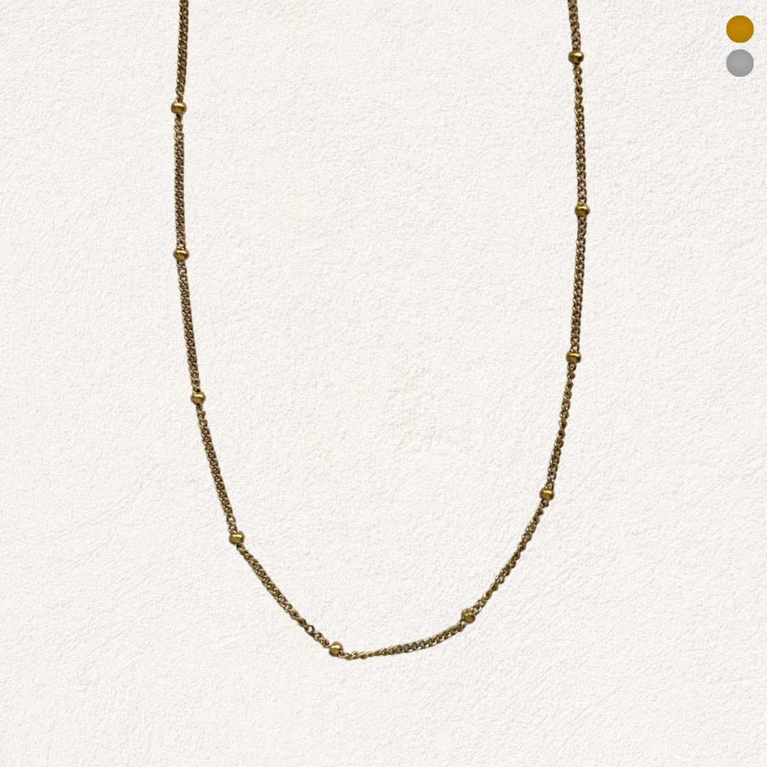 subtiele stipjes ketting