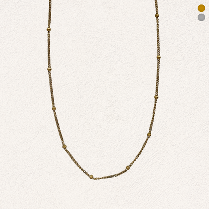 subtle dotted necklace