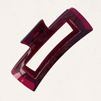 red hair clip for thick and long hair