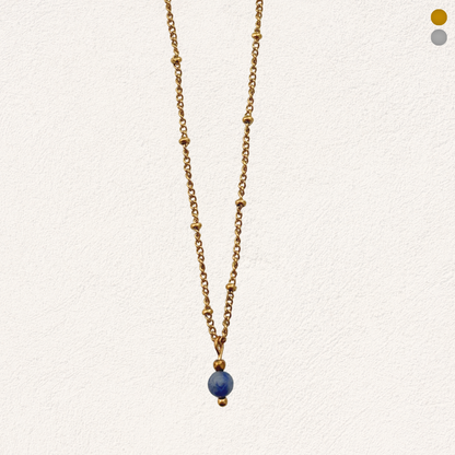blue spot jasper kraaltje ketting