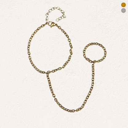 bracelet with a chunky chain