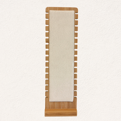 standing bracelet holder | wooden bracelet and necklace organizer