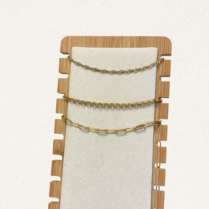 standing bracelet holder | wooden bracelet and necklace organizer