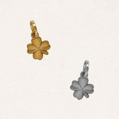 Four-leaf clover charm