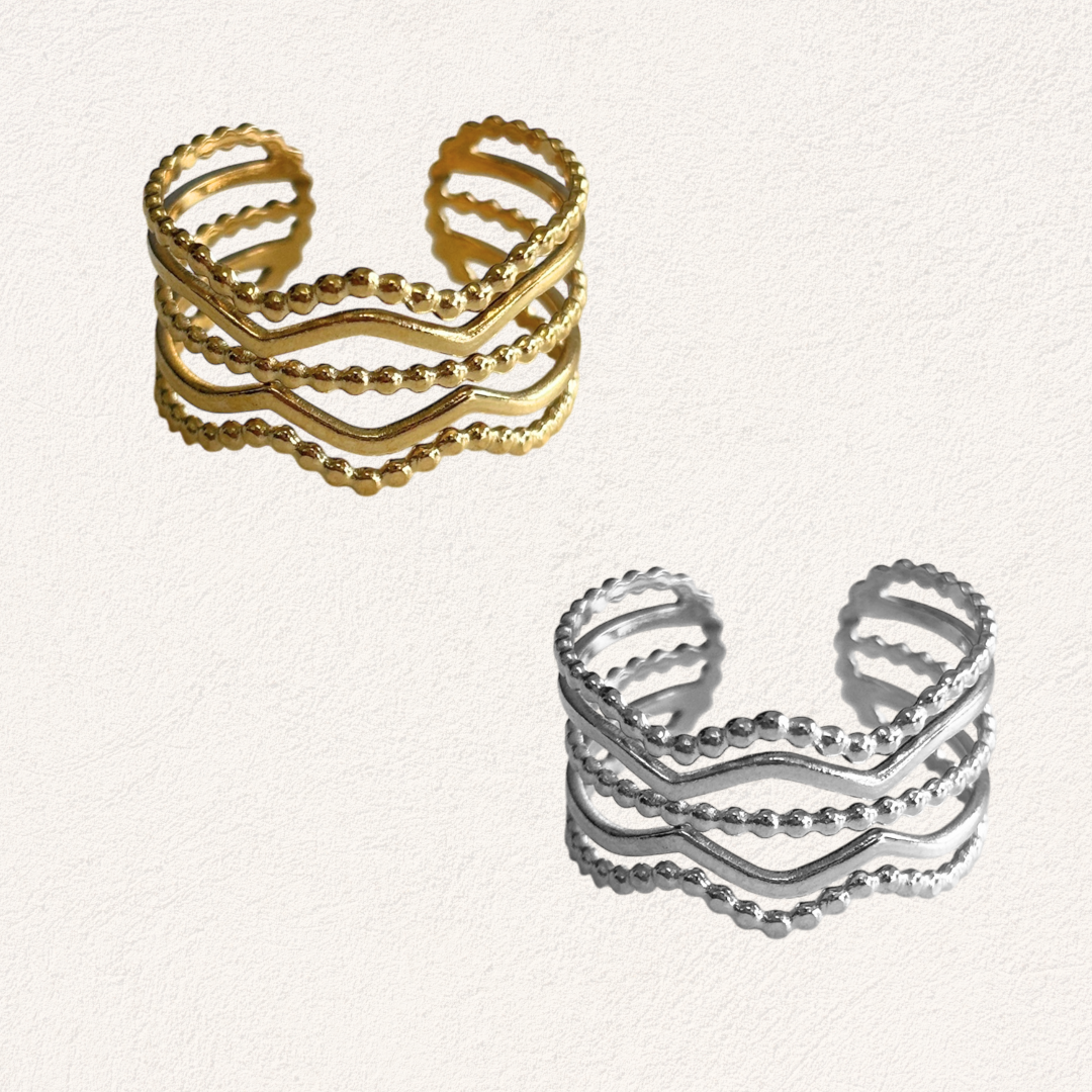 dots wave ring