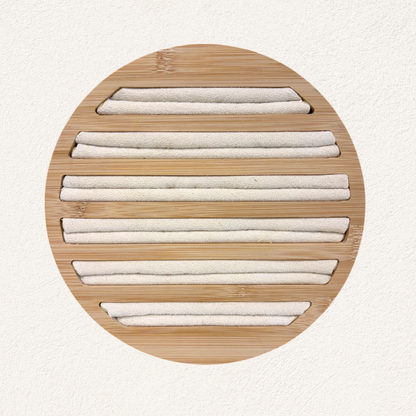 ring holder round | ring organizer wood