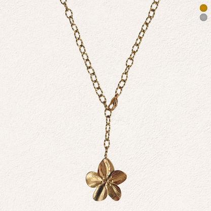 lange tropische bloem ketting