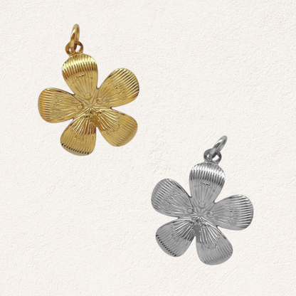 large tropical flower loose charm