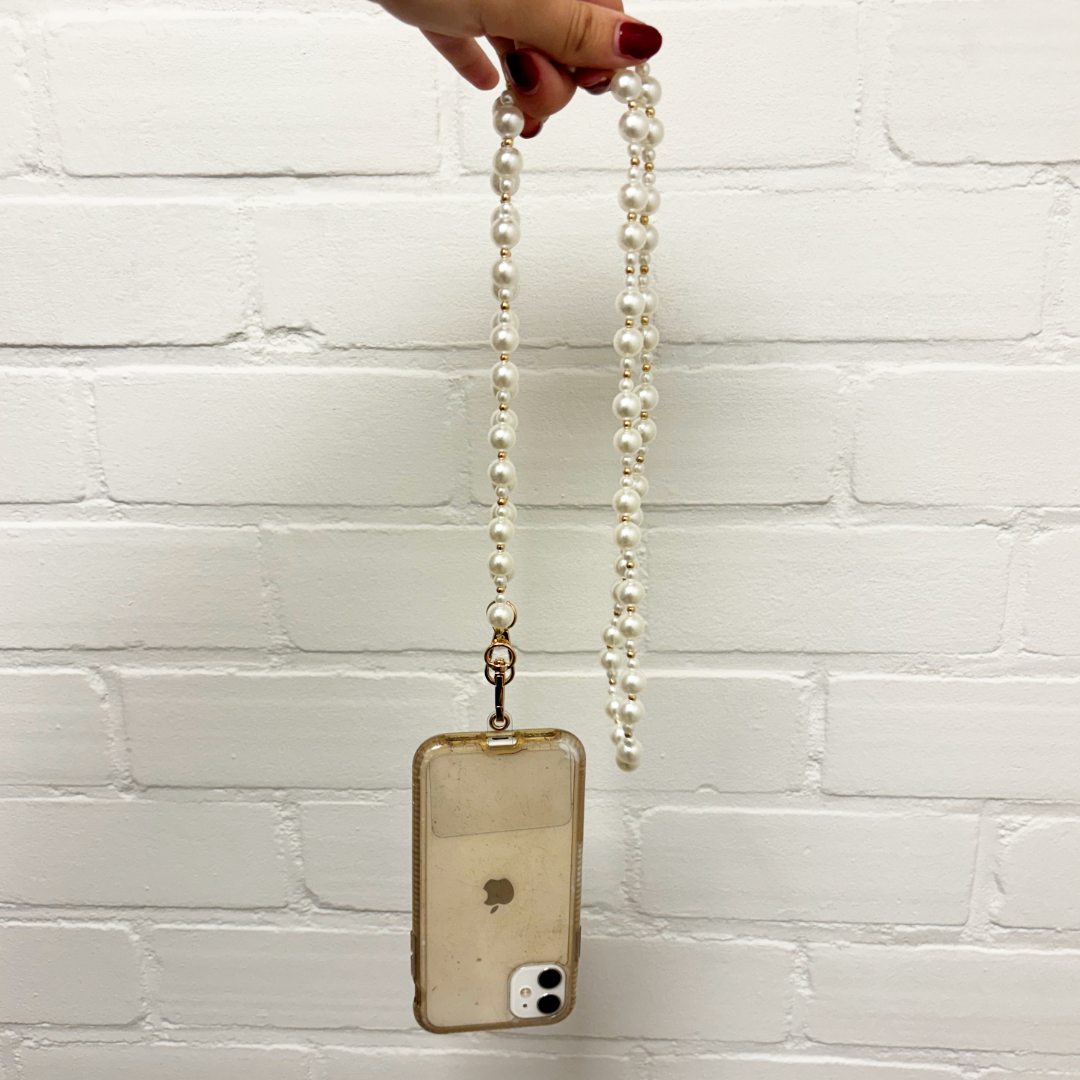 telefoonkoord parels lang