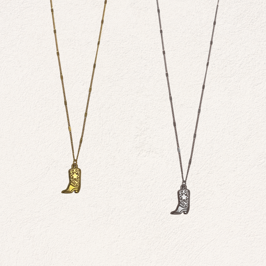 ketting met cowboy laars