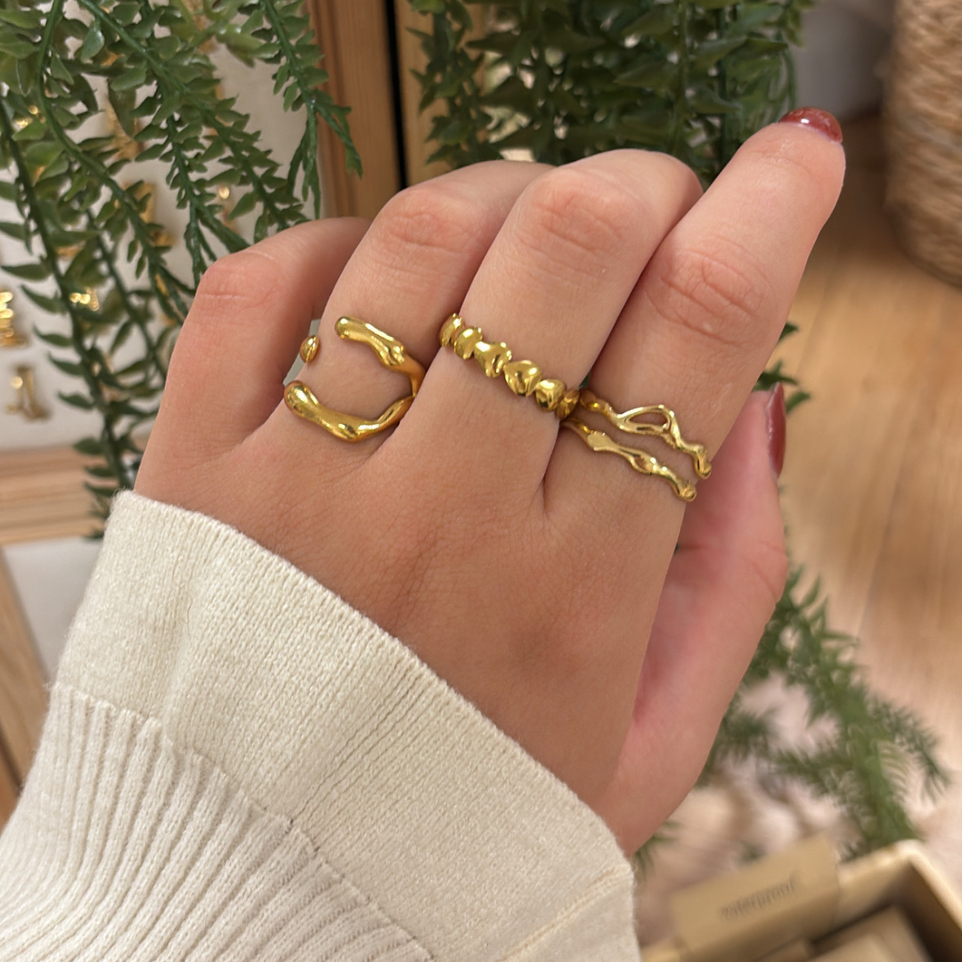 abstracte wikkel ring