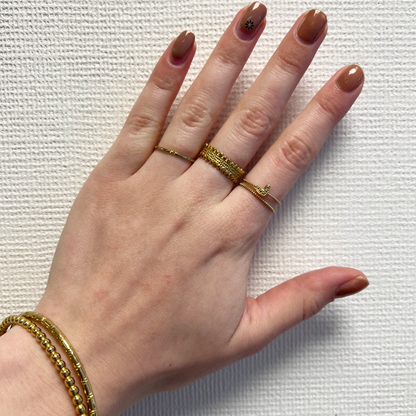 double heart ring