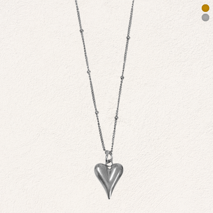 heart charm necklace
