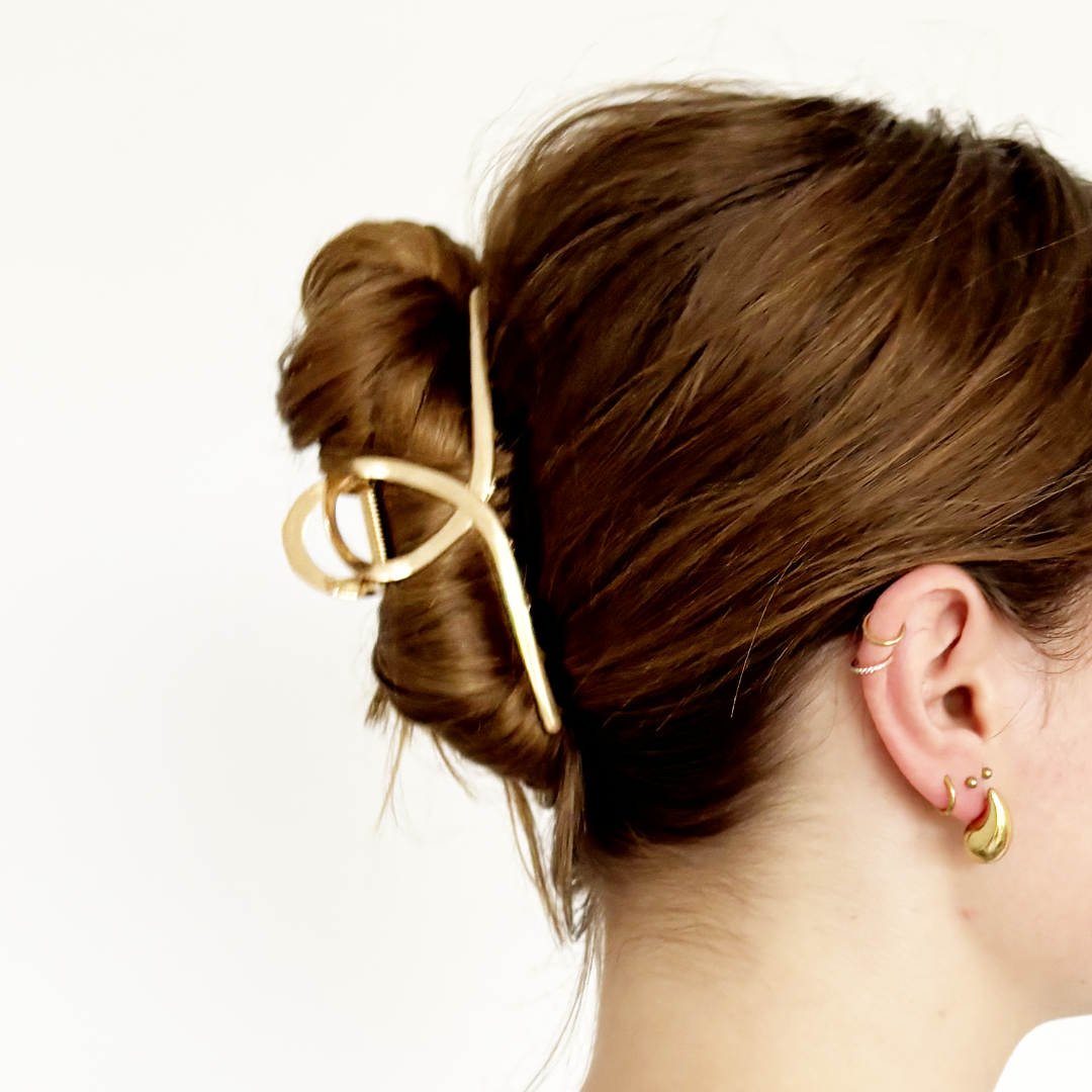 metalen haarclip smooth