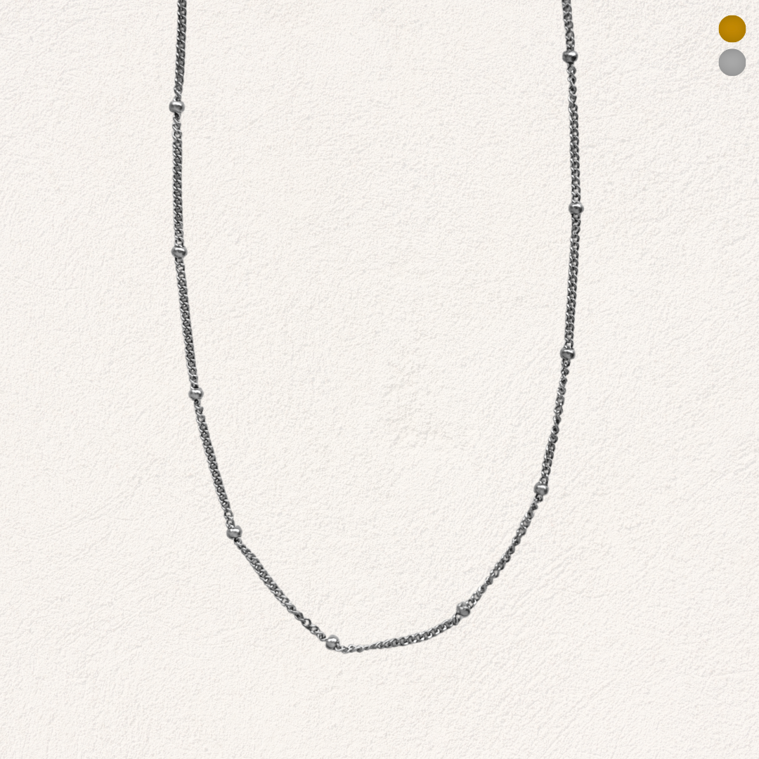 subtiele stipjes ketting