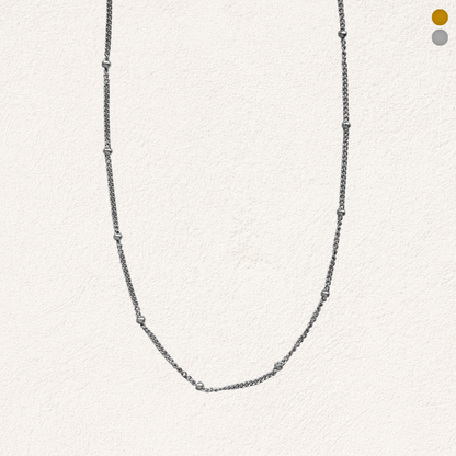 subtle dotted necklace