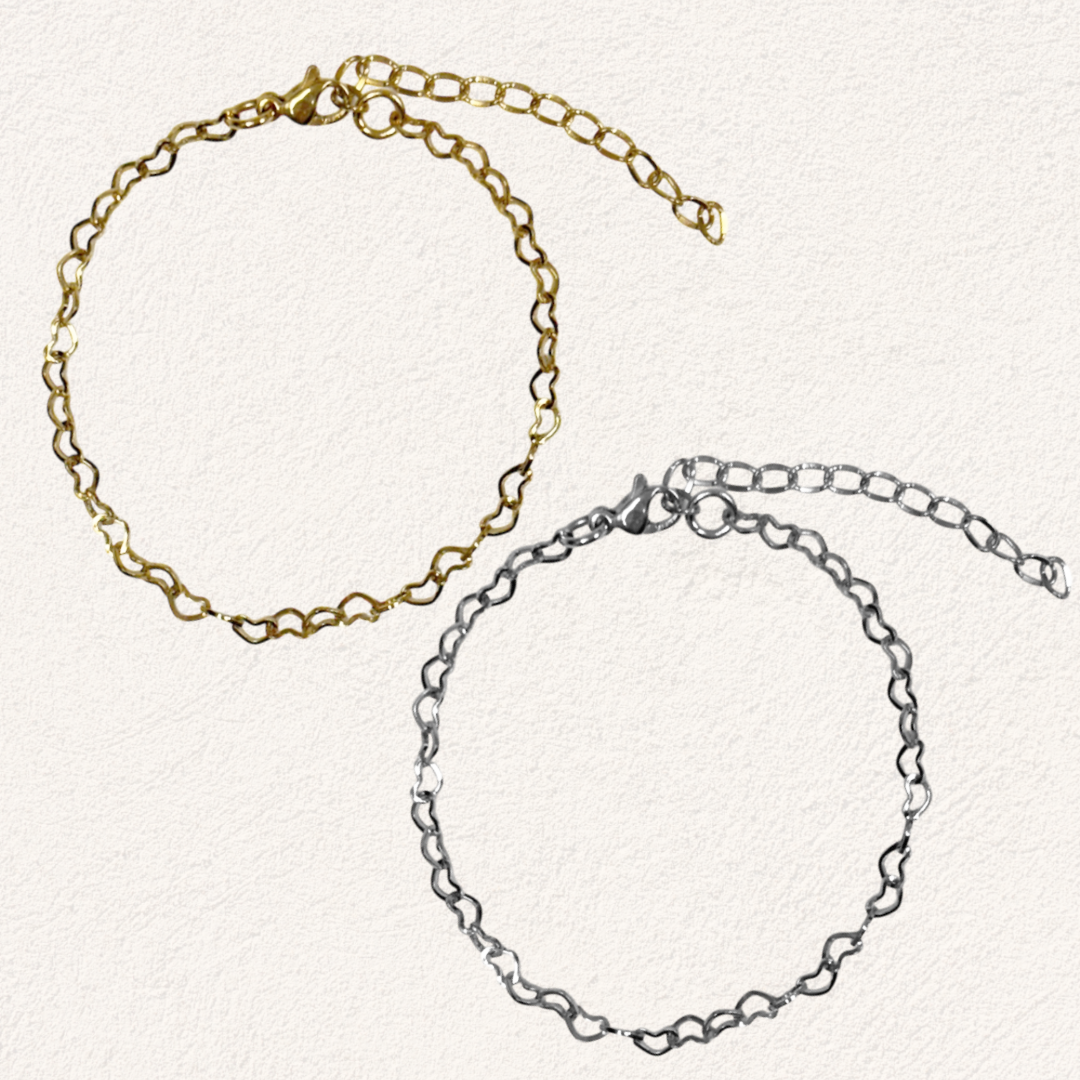 charming heart armband