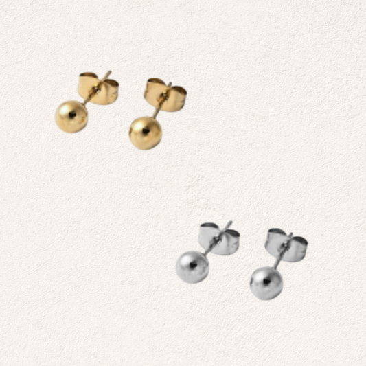 bol stud oorbellen 5mm