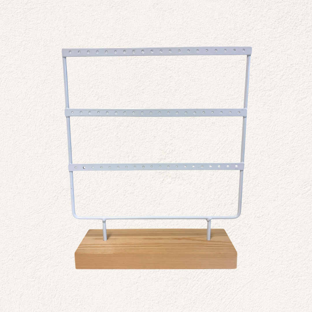 oorbellen rekje smal wit