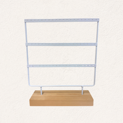Earring rack slim white