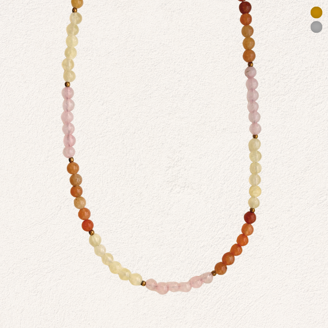 heart full of flowers necklace