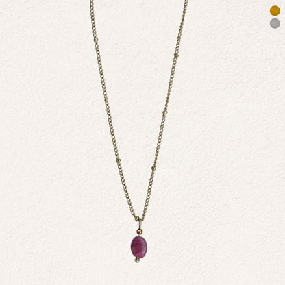 rhodonite necklace