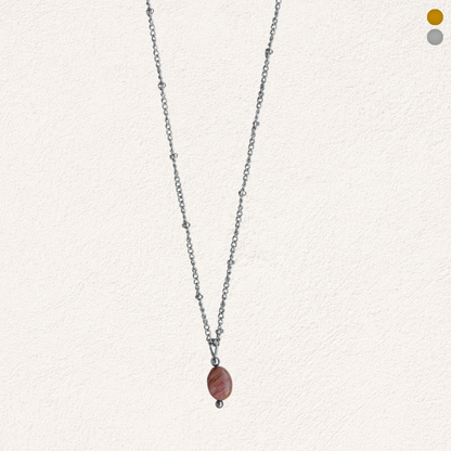 rhodonite necklace