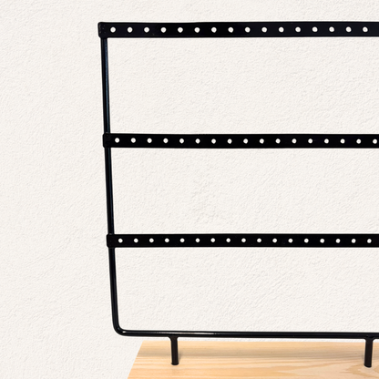 Earring display stand narrow black