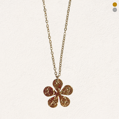 lange bloemen ketting
