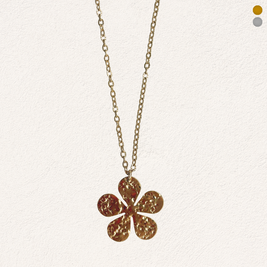 lange bloemen ketting