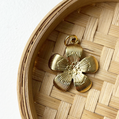 large tropical flower loose charm