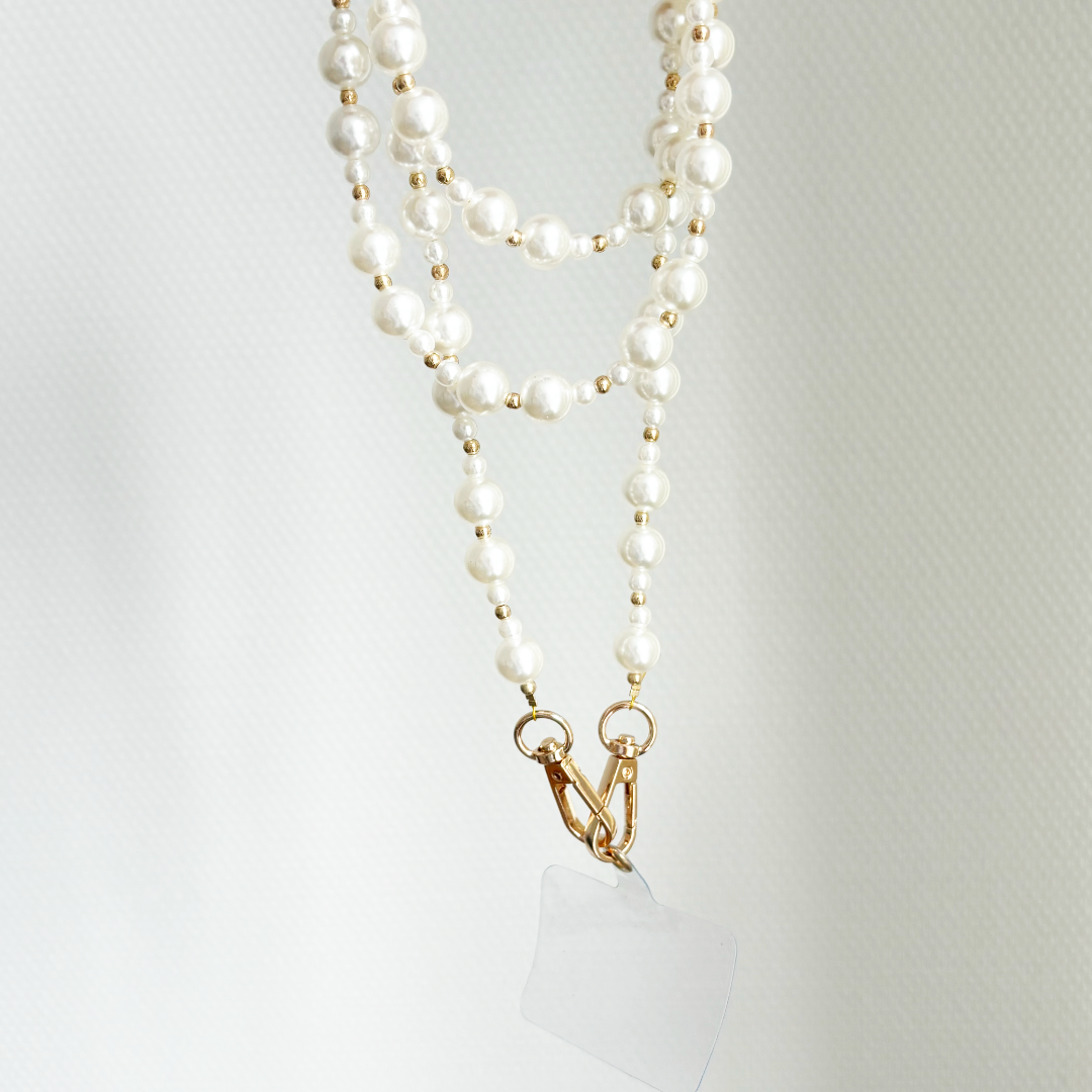 telefoonkoord parels lang