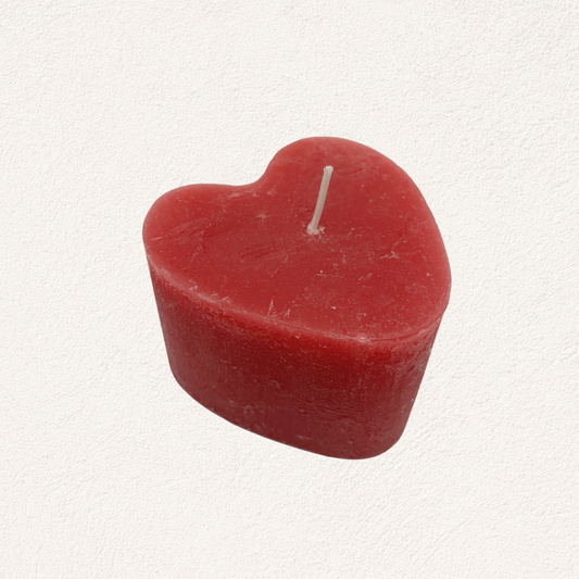 hartvormige kaars rood