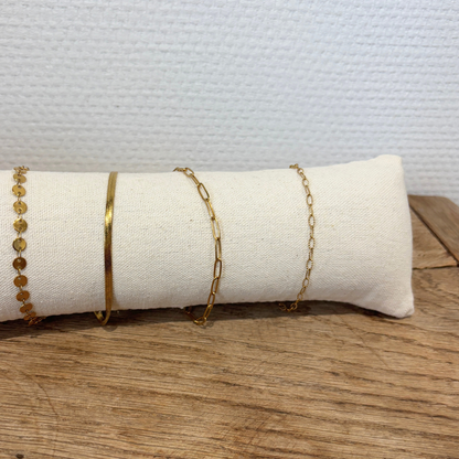 bracelets cushion | beige linen