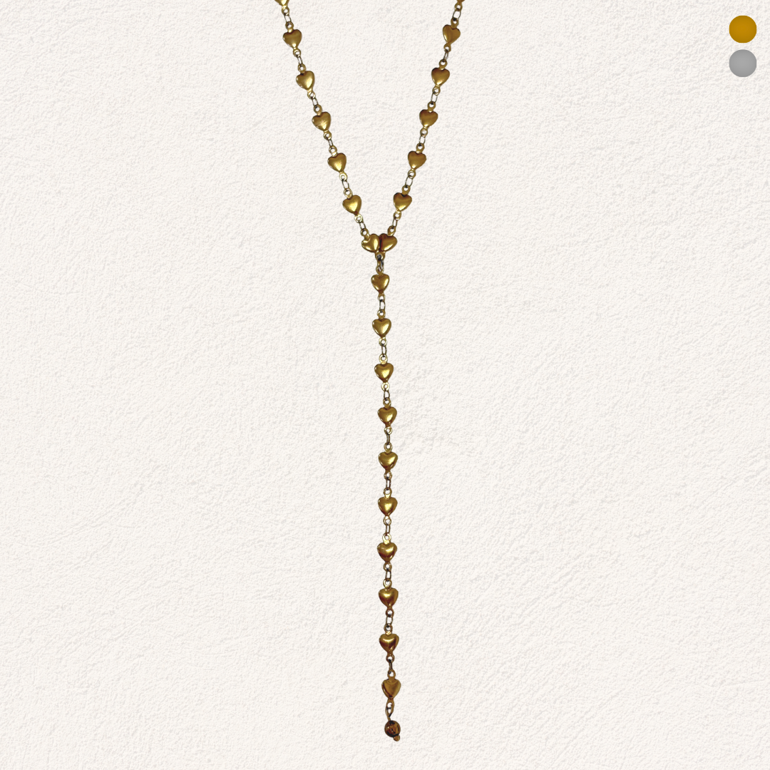 heart full of flowers necklace