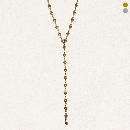 heart full of flowers necklace