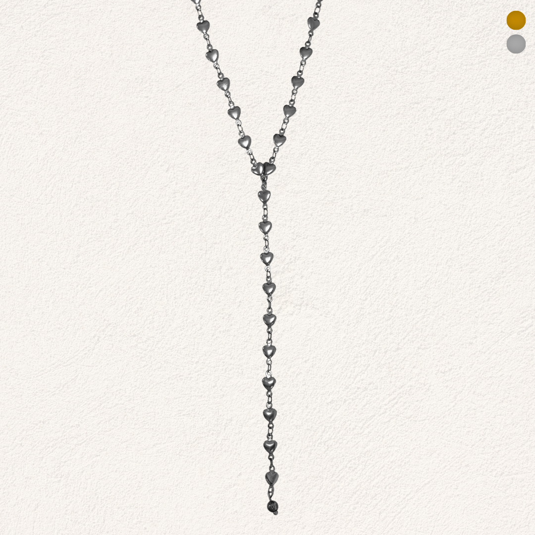 heart full of flowers necklace