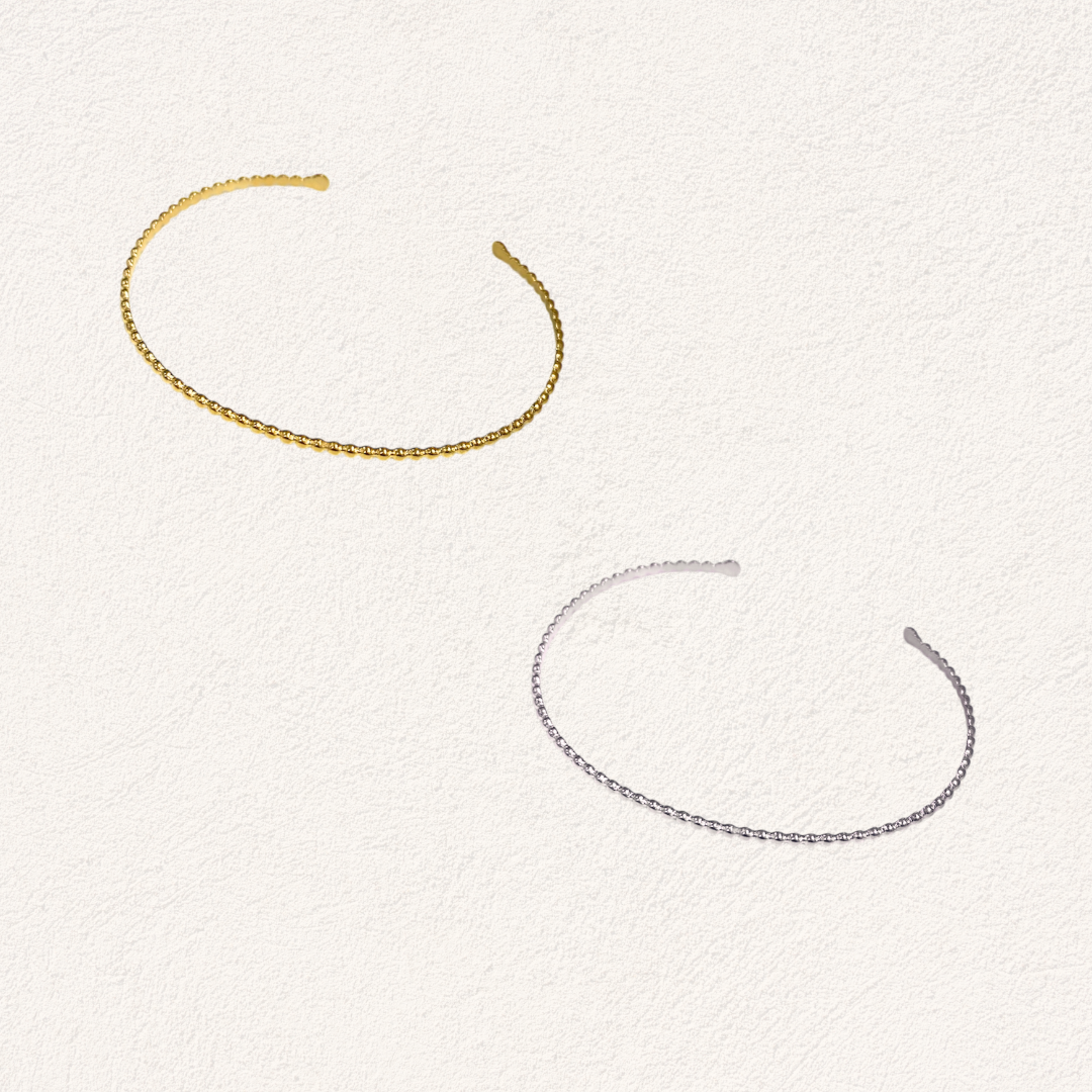 subtiele bolletjes bangle