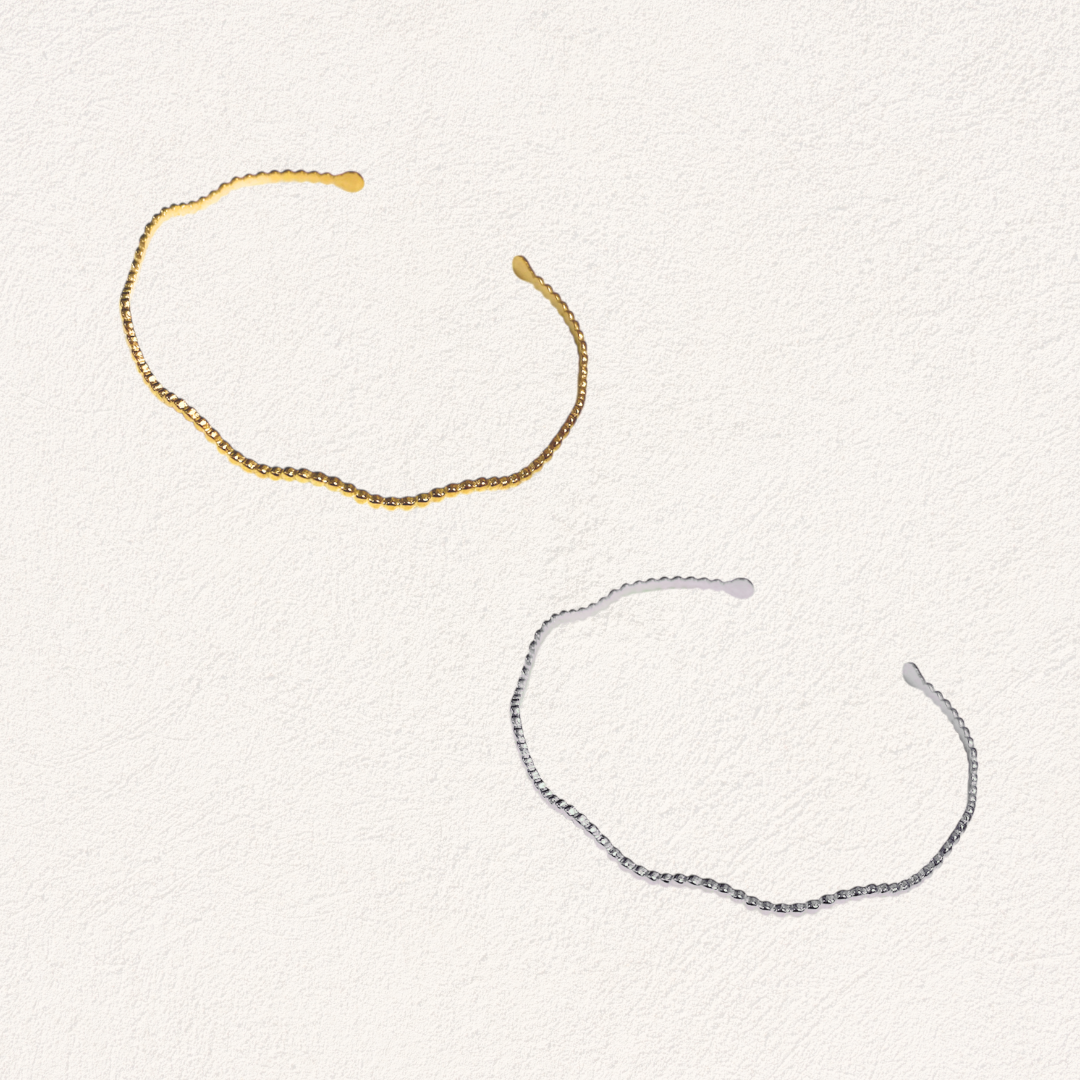 subtiele zigzag bangle