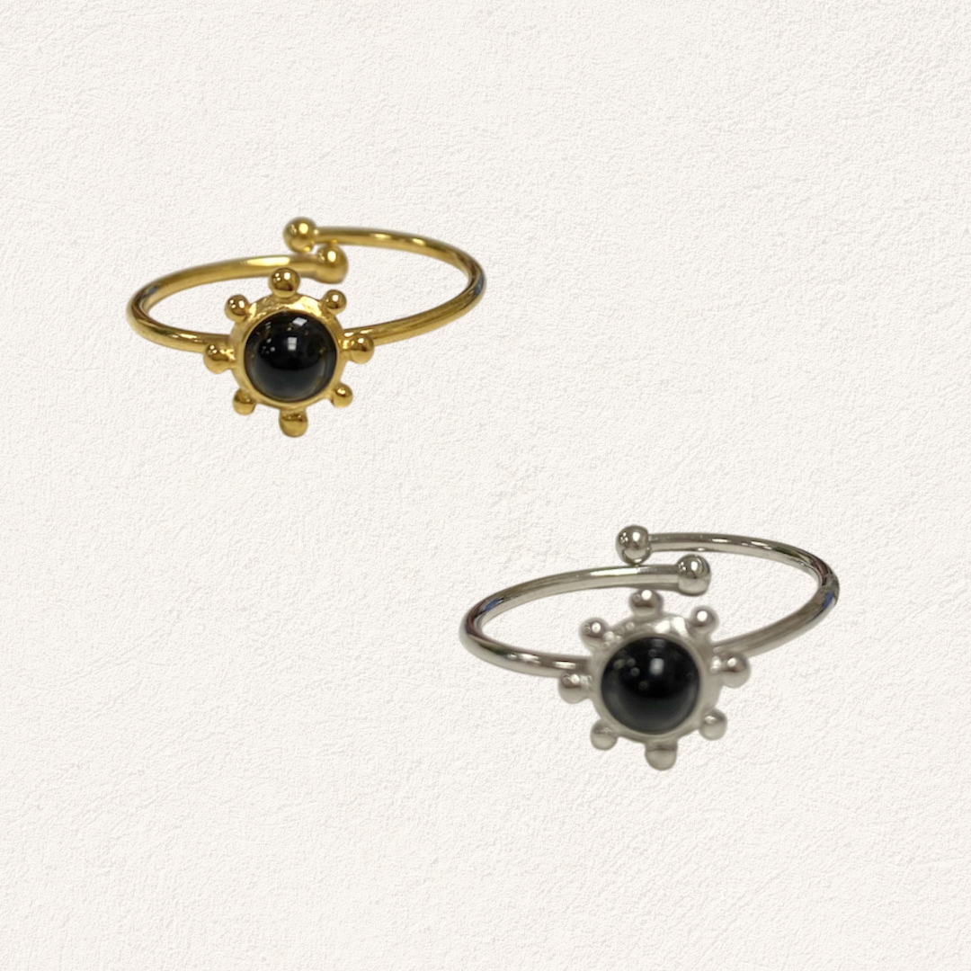 noir sun ring