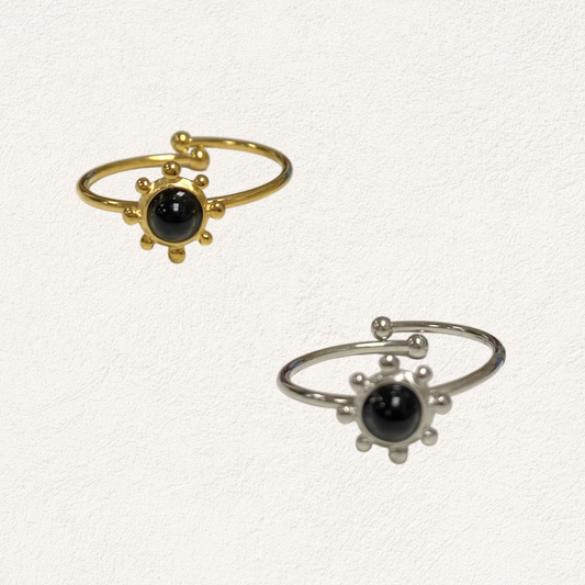 noir sun ring