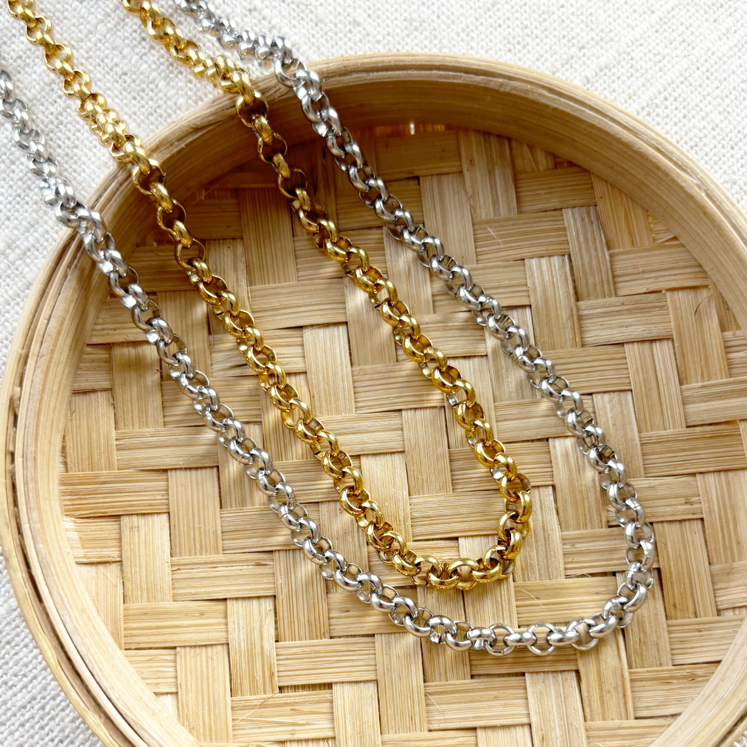 ketting met ronde grove schakel