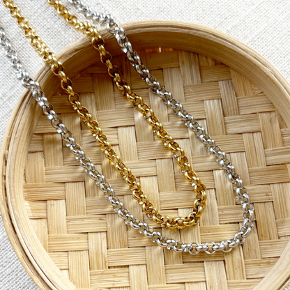 ronde schakel ketting