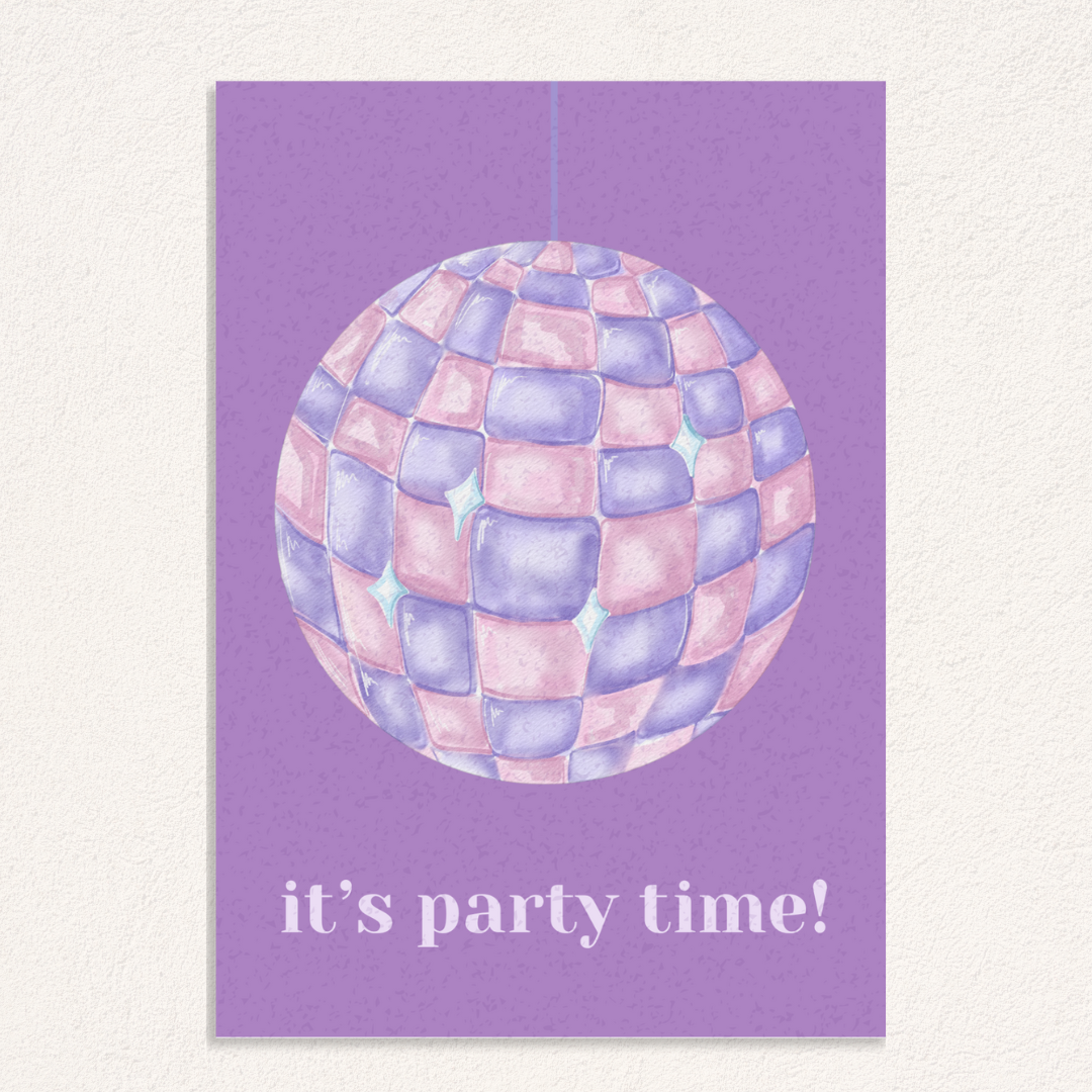 it's party time! kaart